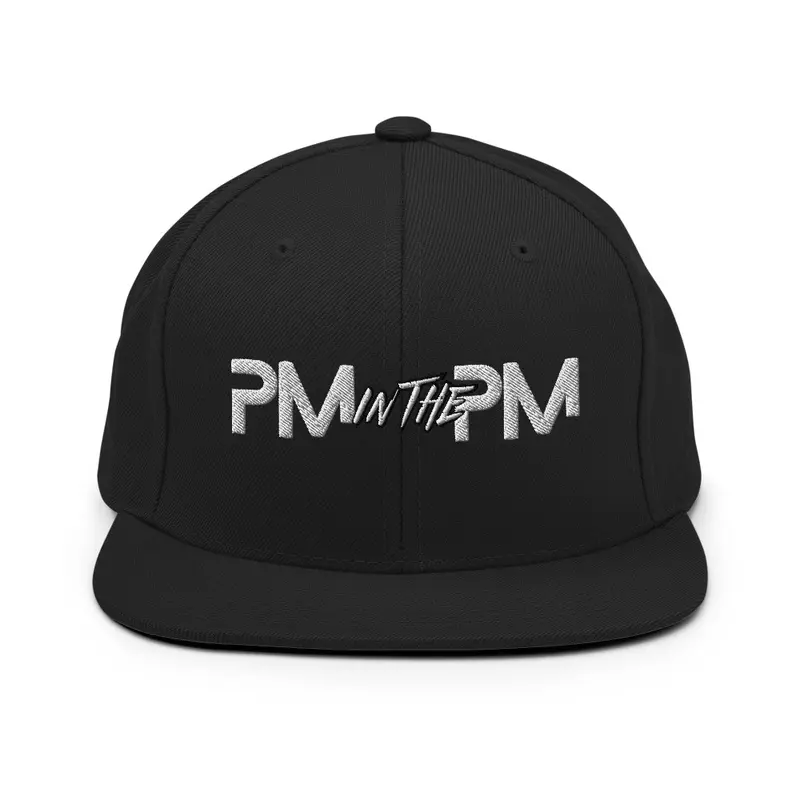 PM in the PM White Logo Hat